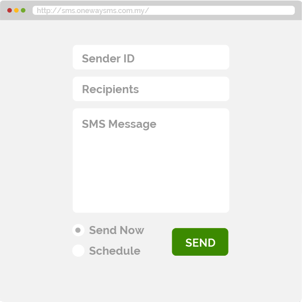 Send SMS through the Online Web SMS System
